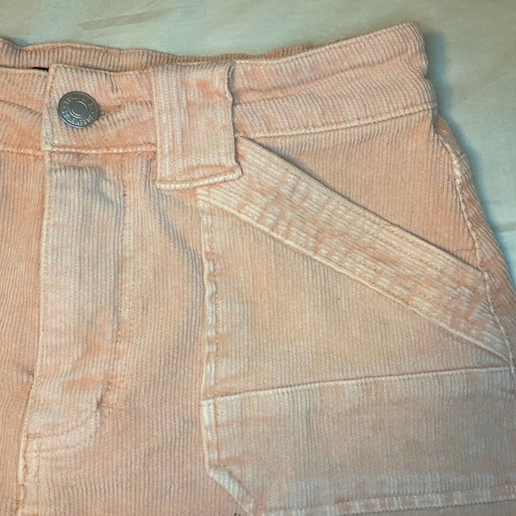 NWT PINK DENIM FOREVER 21 MICRO MINI SKIRT-SMALL - Picture 3 of 5